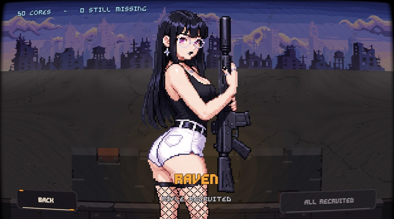 Recruit screen for Raven